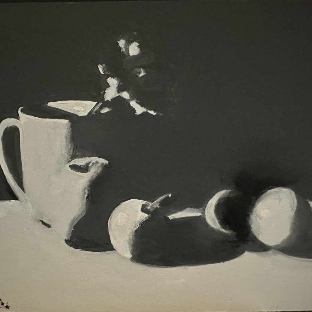 Monochrome Still Life Art Print